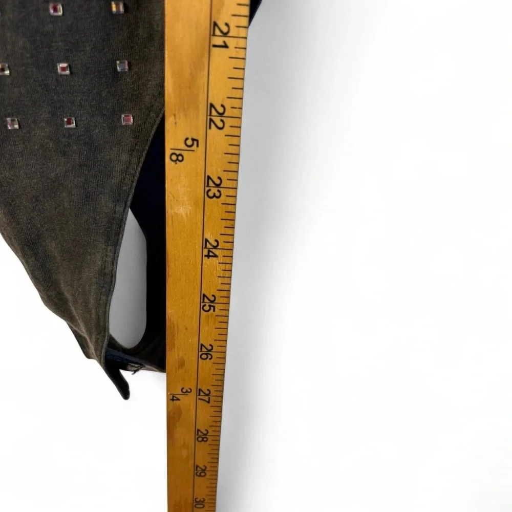 Zara gray rhinestone Bodysuit - Picture 4 of 7